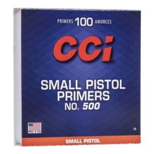CCI Small Pistol Primers #500 Box of 1000 (10 Trays of 100)