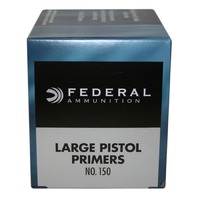 Federal Large Pistol Primers No 150 Box of 1000 (10 Trays of 100)