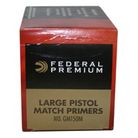 Federal Premium Gold Medal Large Pistol Match Primers No 150M Box of 1000 (10 Trays of 100)