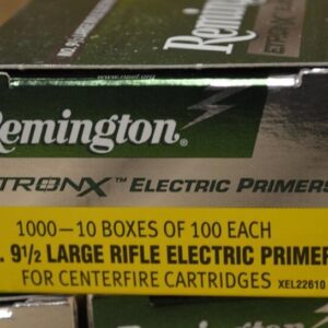 Remington EtronX Electronic Primers Box of 1000 (10 Trays of 100)