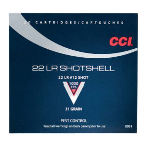 CCI Shotshell Ammunition 22 Long Rifle 31 Grain #12