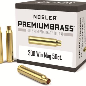 Nosler Custom Brass 300 Winchester Magnum Box of 50